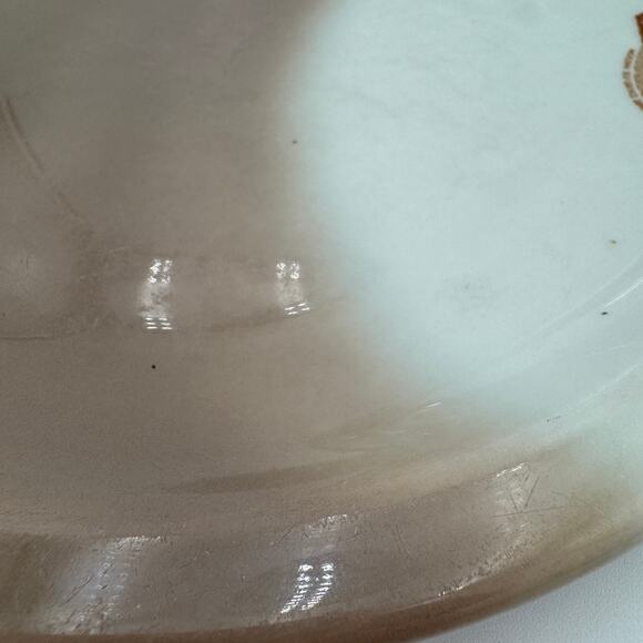 Vintage Sidmans System Restaurant Ware Dinner Plates Set of 3 Taupe and White - Picture 3 of 7